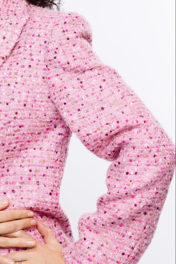 MOHAIR COTTON PINK JACKET